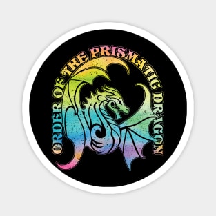 Order of the Prismatic Dragon LGBTQ Dnd Magnet